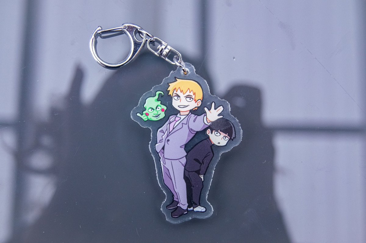 Cat_n_Crow's tweet photo. We are currently rewatching season 2 of Mob Psycho in anticipation of starting season 3! Really reaaally excited, so thus to honor Mob, Reigen and Dimple, Crow made this!
.
.
.
#animeart #japanese #keychain #keytag #mobpsycho100 #mob #reigenarataka #shigeokageyama https://t.co/nddnyo5VZt