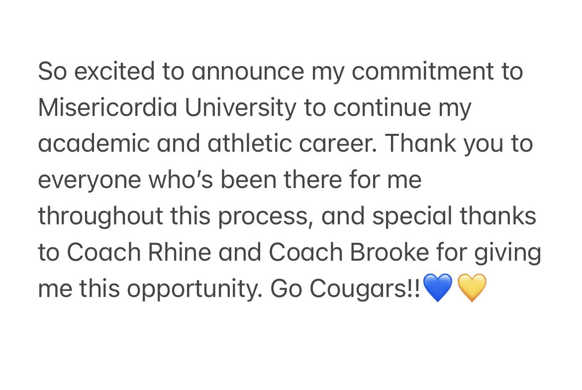 maddycrocco's tweet photo. Committed!!💙💛 @CoachJasonRhine @MisericordiaWBB @sjhabasketball @bulldogs_si https://t.co/MIzQW5rODa