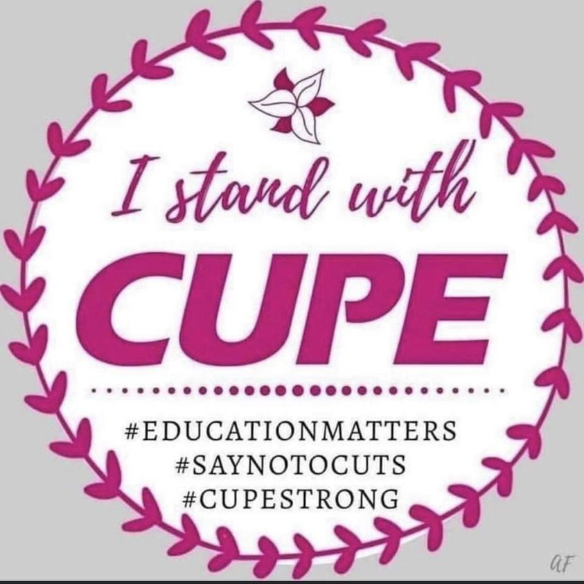 CUPE education workers in Ontario are being bullied by the conservative government there. Let's show them some support! #cupe #onpoli #abed #canlab
