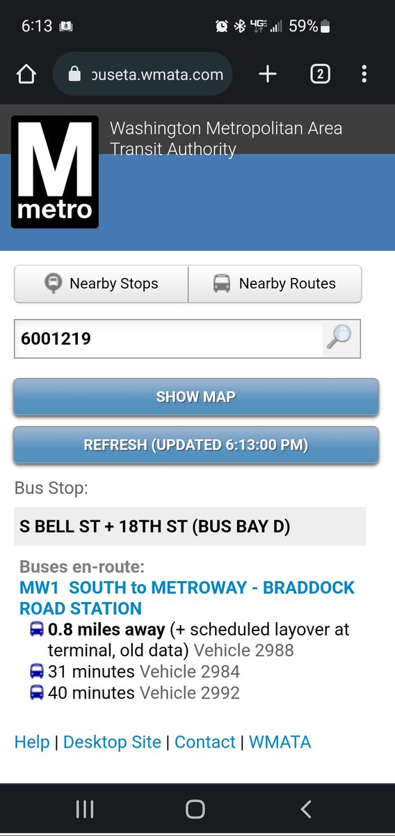 spaganya's tweet photo. @wmata Yet again, waiting at cc thus far for 15 mins and two busses chillin at pent city no estimate, 30 mins is next scheduled bus. @wmata @unsuckdcmetro #IWannaGoHome https://t.co/rk8FMFWvgg