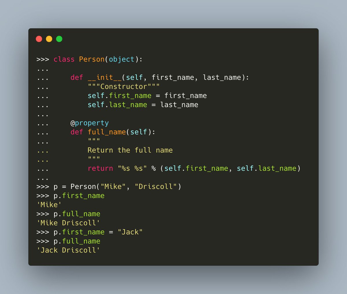 Let's talk about #Python class properties today! #python_builtins_by ...