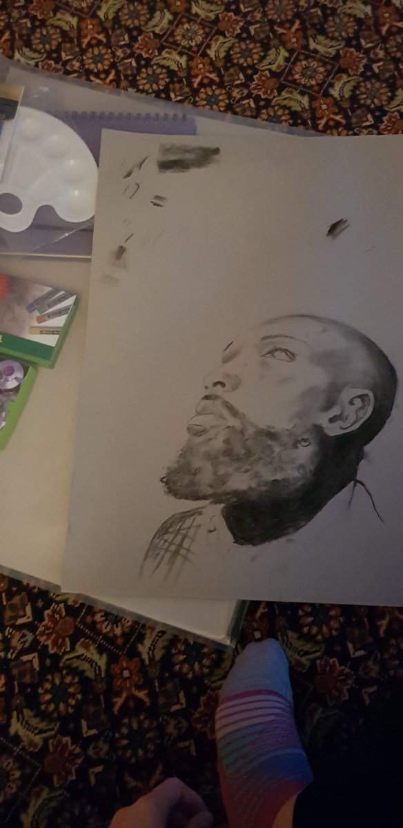 I joined my first art class since school last night and remembered my love of drawing! 2hours of completely switching off from work, phone, life etc. So relaxing!