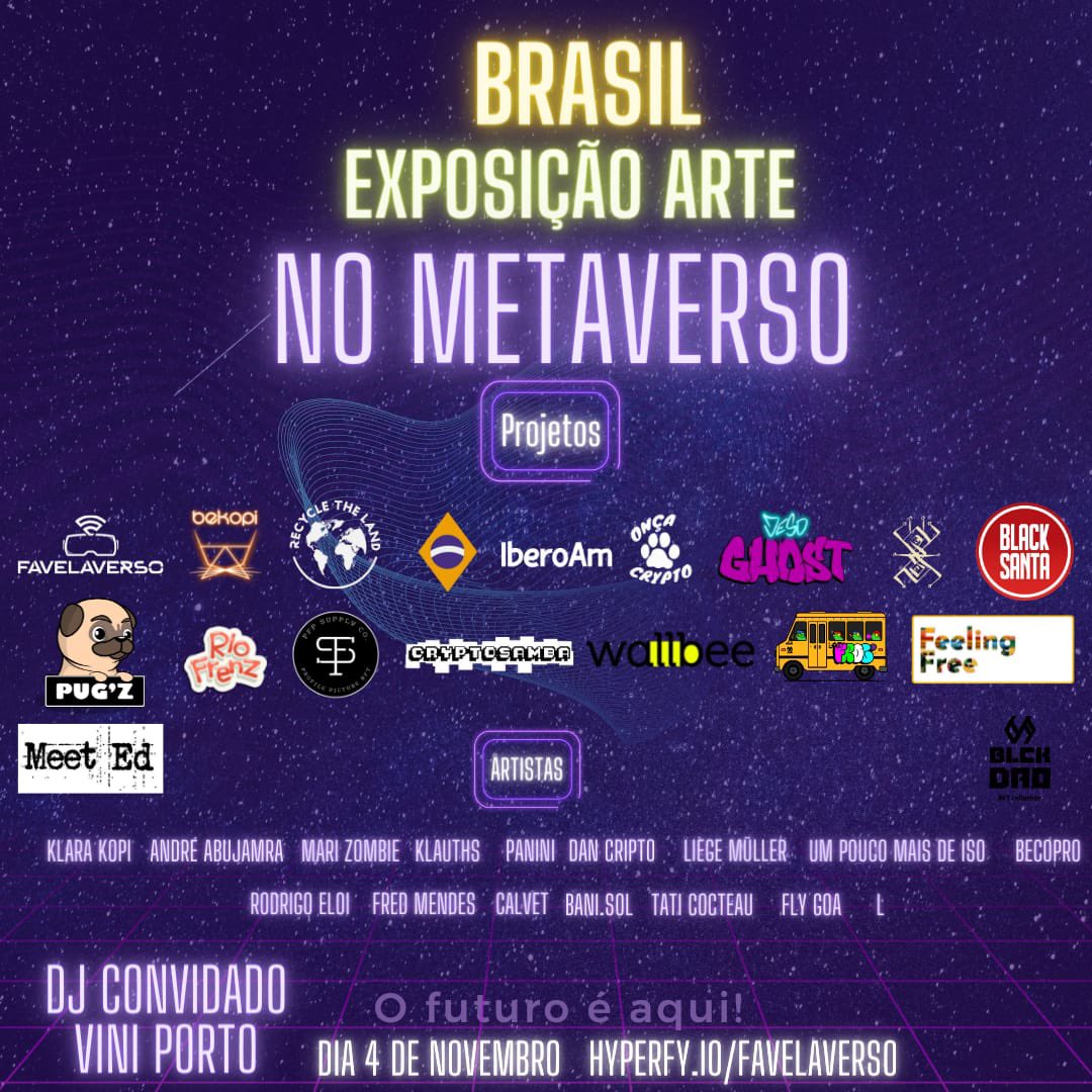 OncaCrypto's tweet photo. O Brasil vai ser gigante na Web 3! 🐾

Dê seu RT e vem participar com a gente desse encontro no metaverso

Nos vemos lá!! https://t.co/l3ktakZF0K