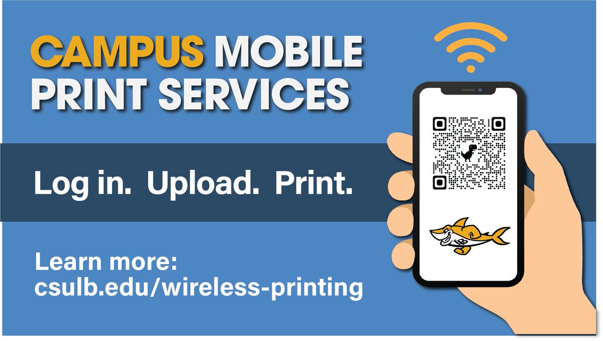 Printing on the #CSULB campus just got easier!

Access the CSULB Mobile Print Portal to print to any designated campus print station.

csulb.edu/academic-techn…