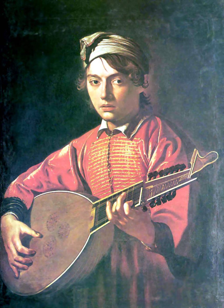 The lute player, 1597 #baroque #caravaggio wikiart.org/en/caravaggio/…