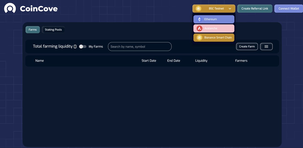 UpfireHQ's tweet photo. Coincove, our upcoming staking and farming platform for UPR, is now testing on the ETH, BSC, and AVAX mainnets! 🔥💻🕵️

This platform will allow us to expand the liquidity across multiple chains for UPR, and allow users to earn interest on their tokens. https://t.co/aeXLYLTChR