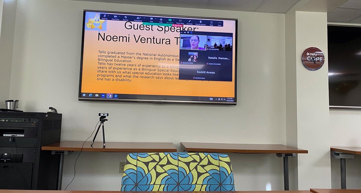 TWUBeso's tweet photo. Thank you to everyone who attended our meeting last week! We enjoyed listening to our guest speaker &amp; seeing everyone! La Fiesta de BESO was a hit! Thank you to those who stopped by &amp; played games with us! Stay tuned for more information on our next event &amp; meeting! 🦉🍎😁 https://t.co/aDGhh08Wzy