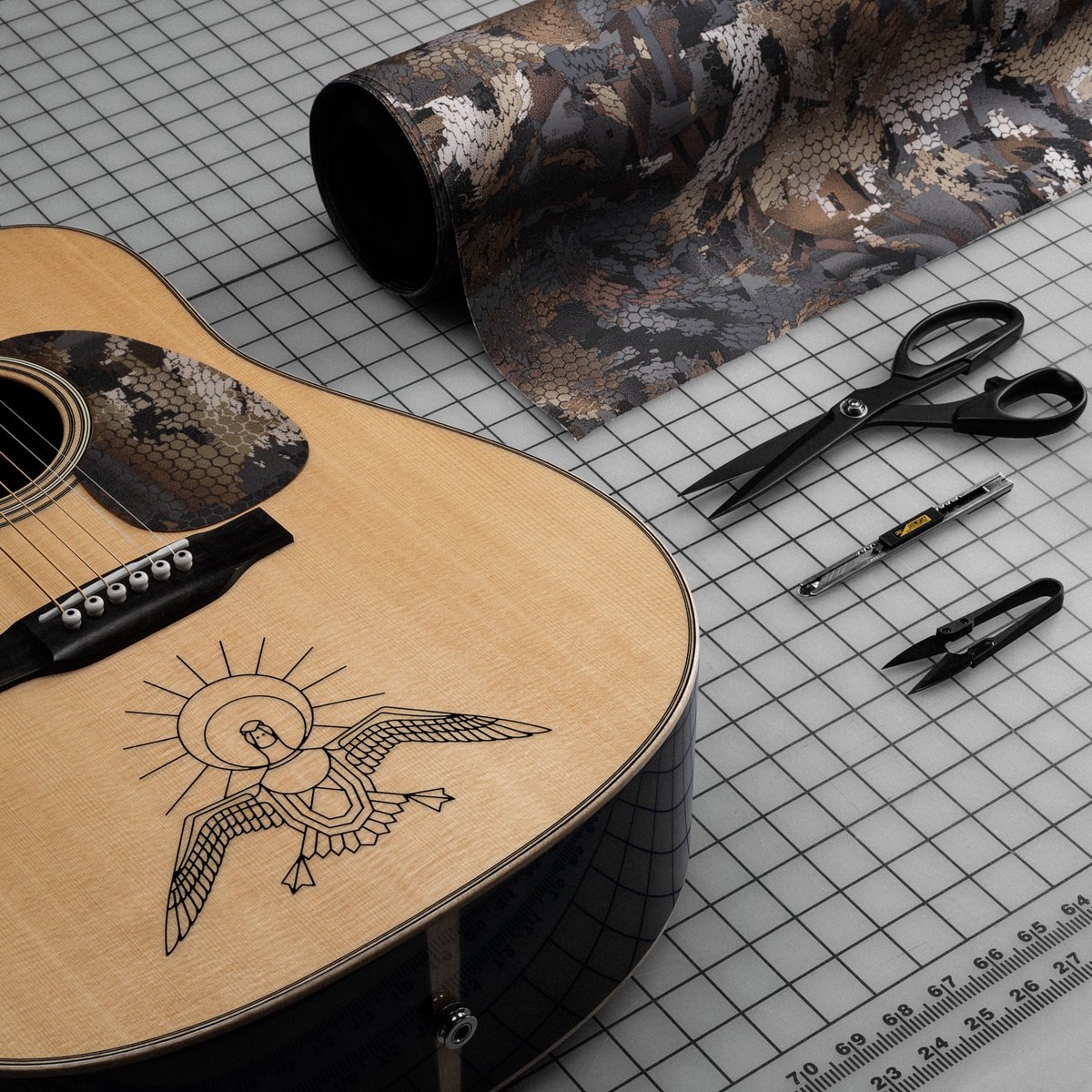 SitkaStudio's tweet photo. Project .001 / A Collaboration for Conservation  
@ThomasRhett @MartinGuitar 
https://t.co/ApULUs19JX
#sitkastudio #sitkagear #thomasrhett #martinguitar  
photo | @bradschristian https://t.co/1zoX98z3t1