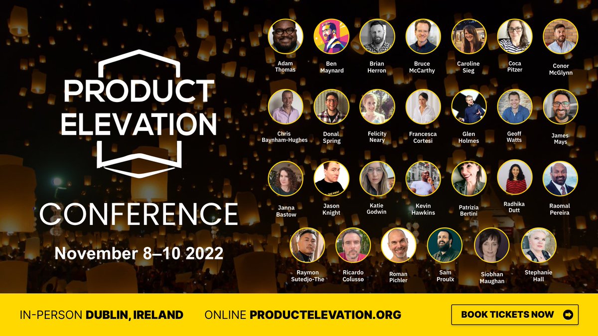Product Elevation (@productelev8n) on Twitter photo Only 6 more days to go til #ProductElevation2022! Amp up your Product learning and learn from the best, including <a href="/romanpichler/">Roman Pichler</a>, <a href="/simplybastow/">Janna Bastow simplybastow.bsky.social</a>, <a href="/geoffcwatts/">Geoff Watts</a>, <a href="/RadhikaDutt/">Radhika Dutt</a>, <a href="/onejasonknight/">Jason Knight</a>, @legoviews and many more!
ποΈ Register now: productelevation.org Only 6 more days to go til #ProductElevation2022! Amp up your Product learning and learn from the best, including <a href="/romanpichler/">Roman Pichler</a>, <a href="/simplybastow/">Janna Bastow simplybastow.bsky.social</a>, <a href="/geoffcwatts/">Geoff Watts</a>, <a href="/RadhikaDutt/">Radhika Dutt</a>, <a href="/onejasonknight/">Jason Knight</a>, @legoviews and many more!
ποΈ Register now: productelevation.org