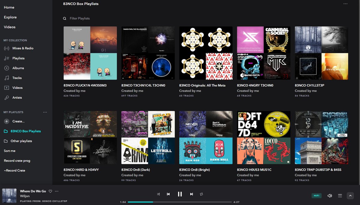 83NCO's tweet image. Playlists have been reorganized and updated. Link in bio! #Tidal #edmfamily