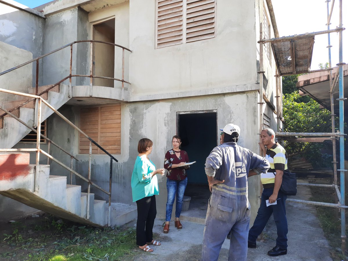 SanchezDoraida's tweet photo. En  #MOA se prioriza  la reparación integral de varios  centros de  diferentes sectores con el objetivo de ofrecer un mejor servicio a la población. https://t.co/sTAQZgrmfM