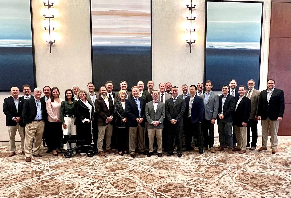 SAOinfo's tweet photo. The SAO Board of Directors had a productive meeting today in Austin.  In addition, the SAO &amp; SWSO leadership class met for the conclusion of their year in leadership and presented excellent group projects focused on improving our profession.  
#OrthoAustin2022 https://t.co/bEF1naHo5o