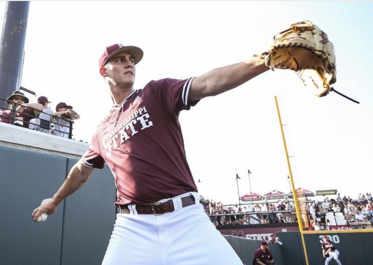 P360Jackson's tweet photo. Pitching Coach and former @HailStateBB RHP Brandon Smith has been a blessing for @P360Jackson 

A wealth of high level knowledge ⚾️

@_bsmith1_ https://t.co/cEihAPvZNo