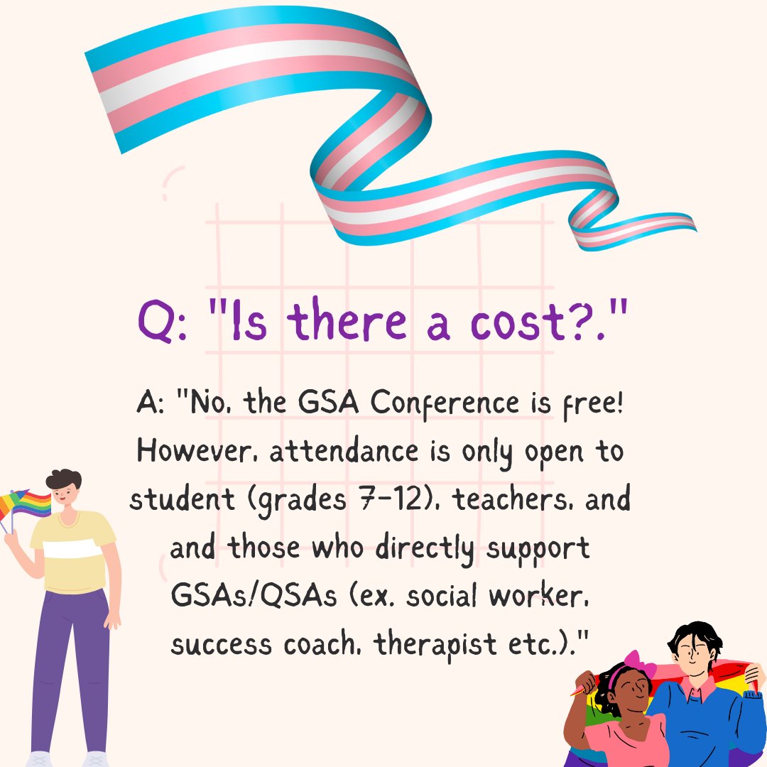 fyrefly_ua's tweet photo. Here's some FAQ's for the AB #GSAconference. Students, teachers, or those who directly support GSAs/QSAs (ex. social worker, success coach),  grab tickets while you can: https://t.co/ew5WL1gWM9

Questions? email fyreflys@ualberta.ca
 #queerab #gsa #qsa #queerandtrans #queerab https://t.co/Byfyeqx3yE