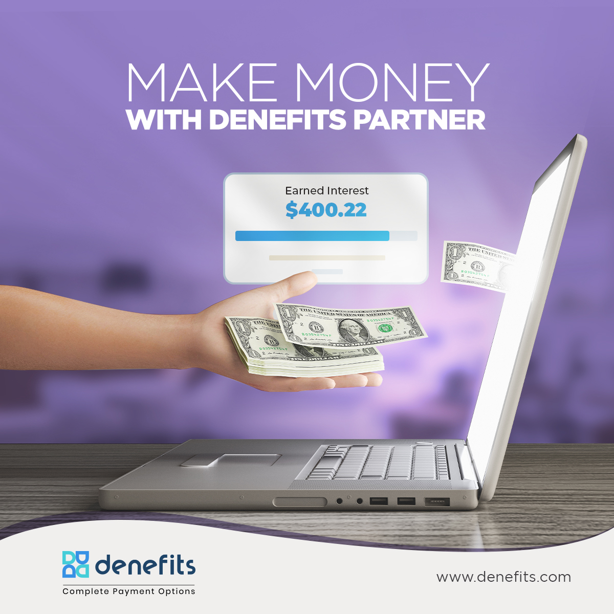 denefits's tweet image. Multiply your earning potential by joining hands with Denefits as a Partner, an exclusive commission-based program open to all. 

Join Now: denefits.com/partner/

#Denefits #CompletePaymentOptions #DenefitsPartner #FlexiblePaymentPlans #GuaranteedPayments