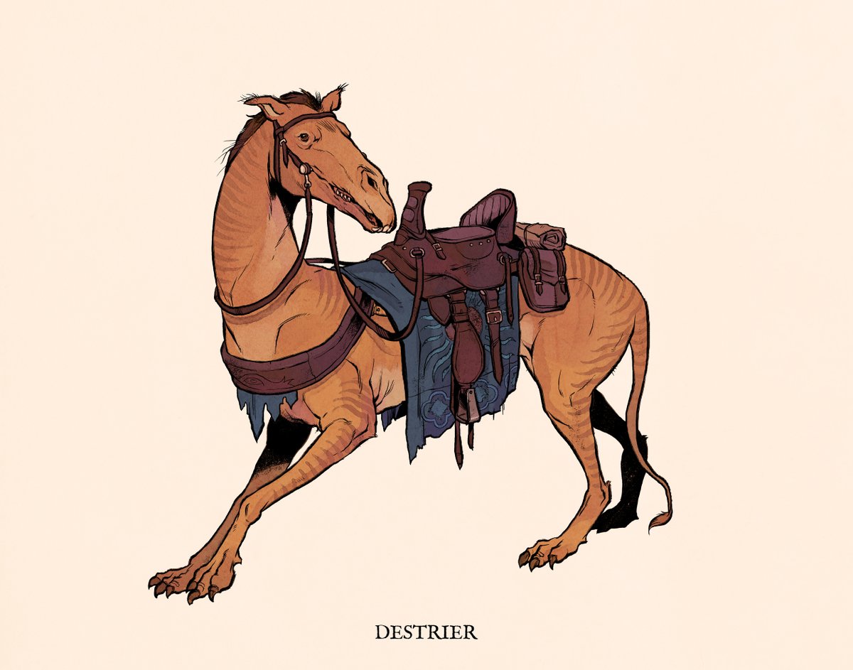 「Destrier. Used an anatomical mixture of 」|Nathan Andersonのイラスト