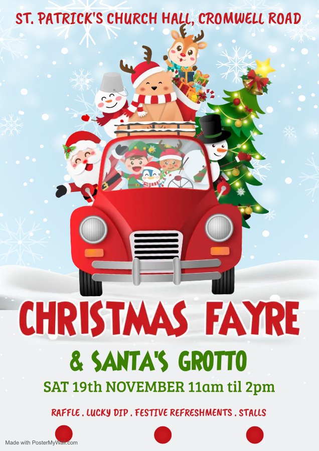 StPatricksNewp2's tweet photo. Our 1st Fayre in 3 years please join us for a pleasant few hours in good company https://t.co/Kibxdo2Lkv
