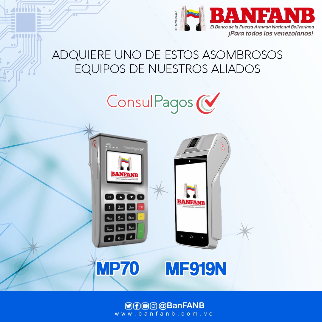banfanb_ve's tweet photo. En @banfanb contamos con un amplio catálago de puntos de venta, con el fin de impulsar tu negocio.
Conoce nuestro aliado comercial #consulpagos
¡Contáctanos! trabajamos para llevarte productos de calidad.
BANFANB ¡Para todos los venezolanos! https://t.co/ODgXW8Zaet