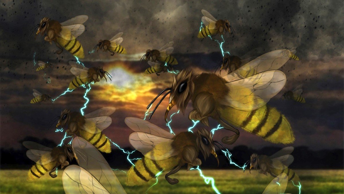 nerdist's tweet image. Can bees change the weather with electric charges? Well... trib.al/7o7cpsM