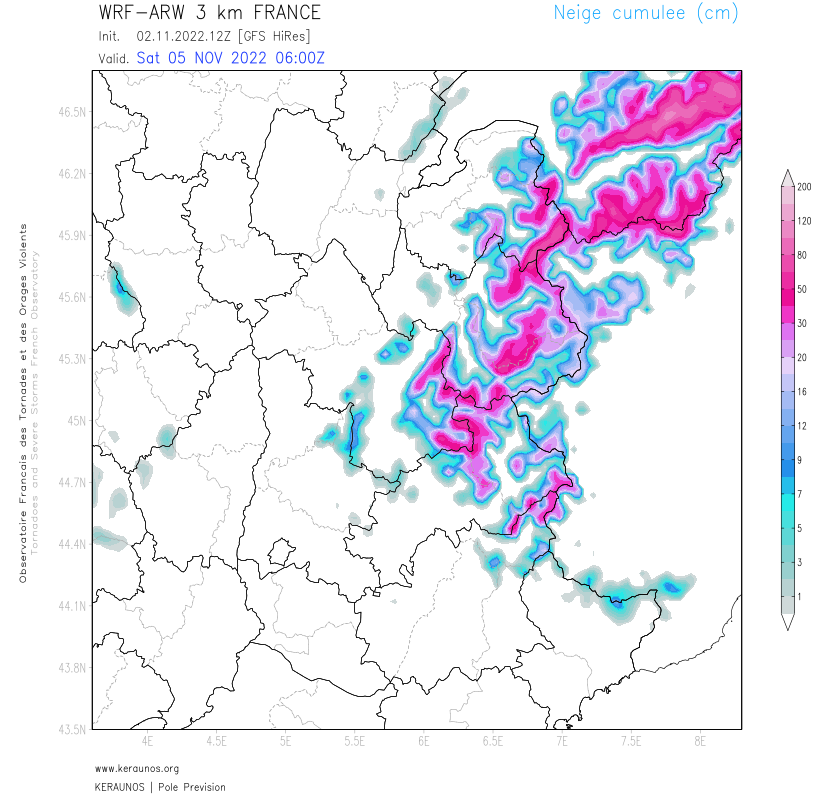 Un temps très agité est attendu ces prochaines 48h avec #neige parfois abondante sur les reliefs des #Alpes et des #Pyrénées où localement on pourrait dépasser les 30 cm en altitude. 