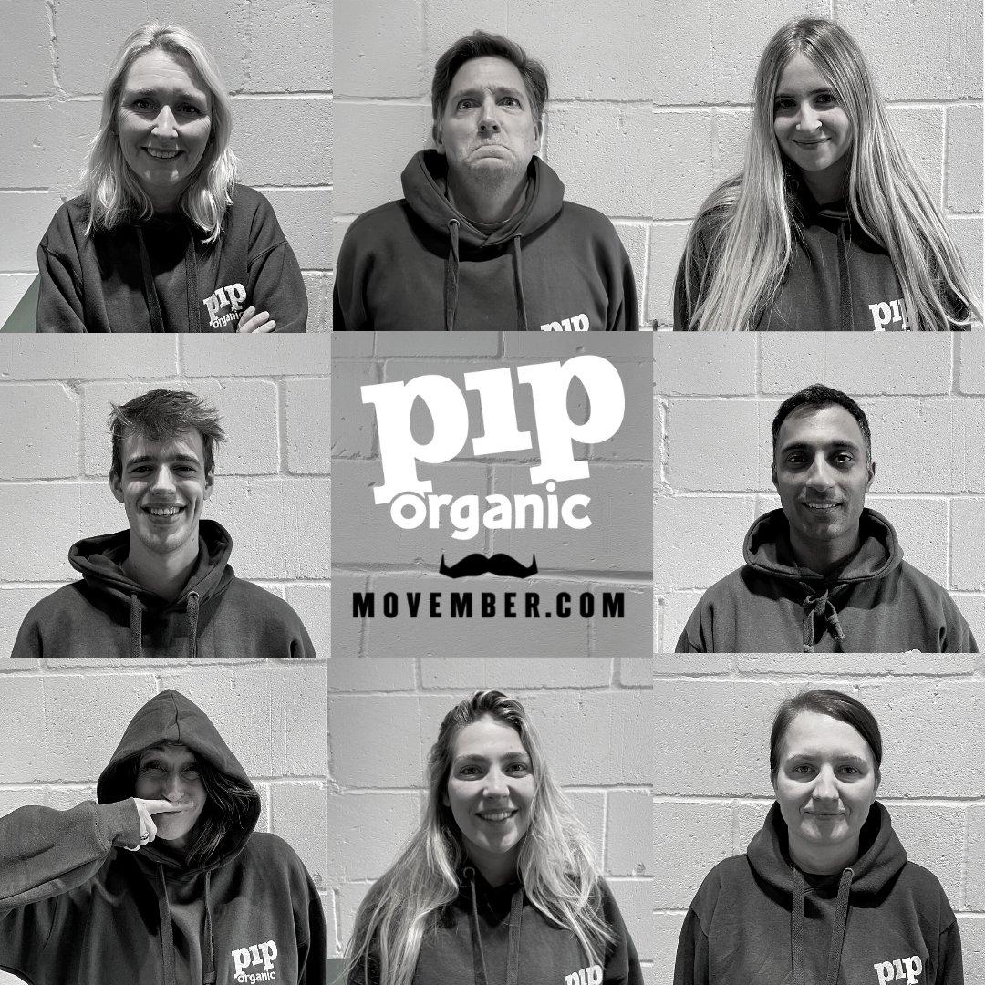 This month, Pip Organic is supporting Movember, so stay tuned for plenty of Mo's and Miles for charity!👪️

We've kicked started the month with our own donation of £250, but please use the link our bio to donate, and help us reach our goal of £1,000💚