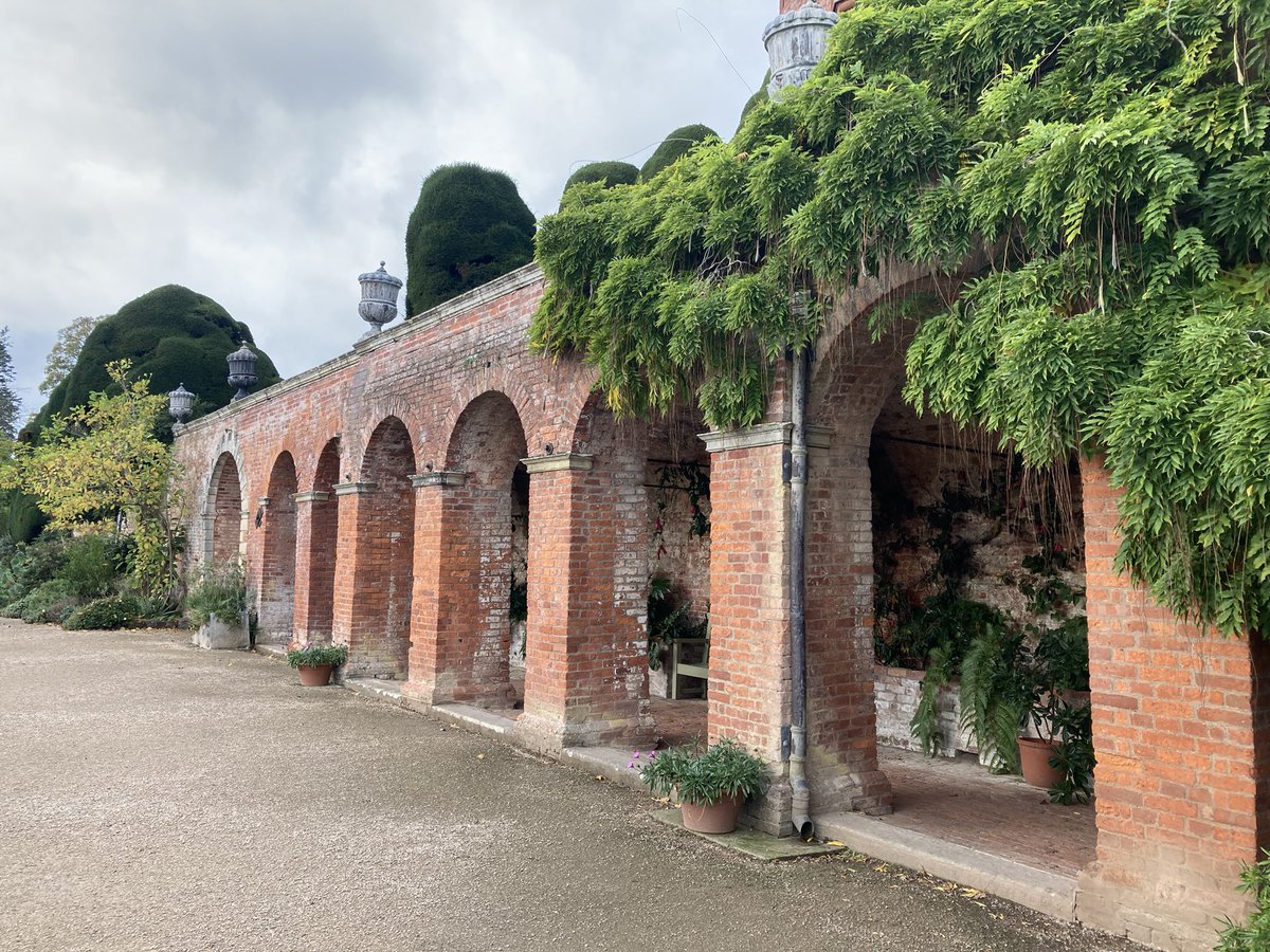 ZoeArthurs10's tweet photo. I’m celebrating my successful @InstituteArch #ACIfA application today and feeling incredibly grateful that I also got to visit @nationaltrust #PowisCastle. Here is the gorgeous aviary and it’s equally gorgeous wall ties 🎉 @CPATarchaeology https://t.co/nVDRpGxLCP