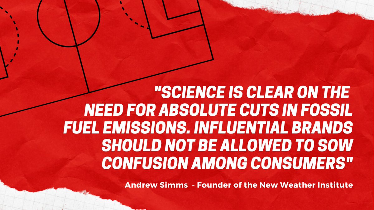 badvertising11's tweet photo. Ad' complaints have been lodged in the UK, France, Switzerland, Belgium & the Netherlands against FIFA’s advertising World Cup carbon neutrality claims. Sports stars tell FIFA “Climate change is the opponent we must tackle & we’re deep in extra time” #WorldCup #FIFAComeClean https://t.co/timHcqPEtb