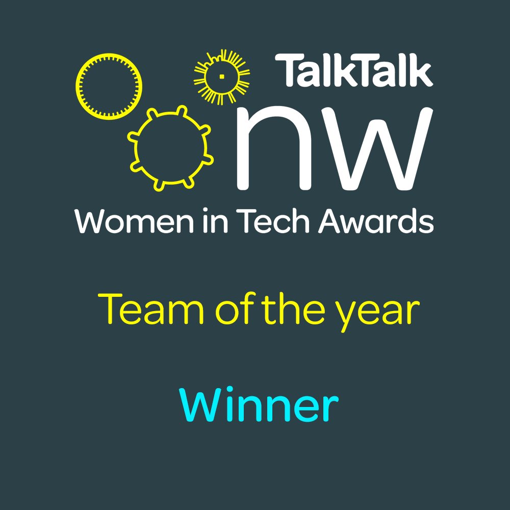 ✨TalkTalk North West Women in Tech Awards✨ 

The second category is Team of the Year…

...and the winner is...Tech Returners!

Congratulations! <a href="/techreturners/">Tech Returners</a>