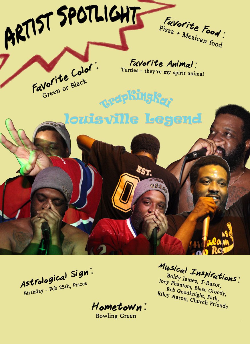 kkmagazineky's tweet photo. This month's artist spotlight is none other than Louisville legend @TrapKingKai read more at https://t.co/SQa8AMM0mH https://t.co/TSI65bAaXk