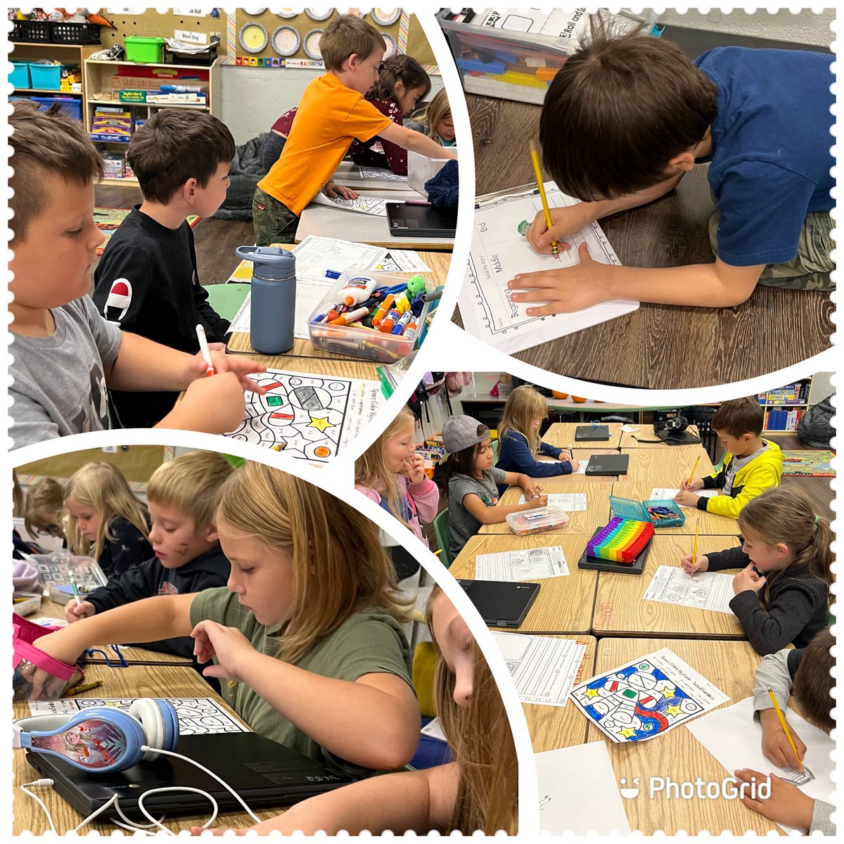 These firsties rebooted our Tiger Grrr habits this morning. Just look at that room of focused engagement. 🙌🏼 Young scholars at work. #EllisRocks #TigerLegacy #MovingForwardTogether #Firsties @Taylor_Graham10