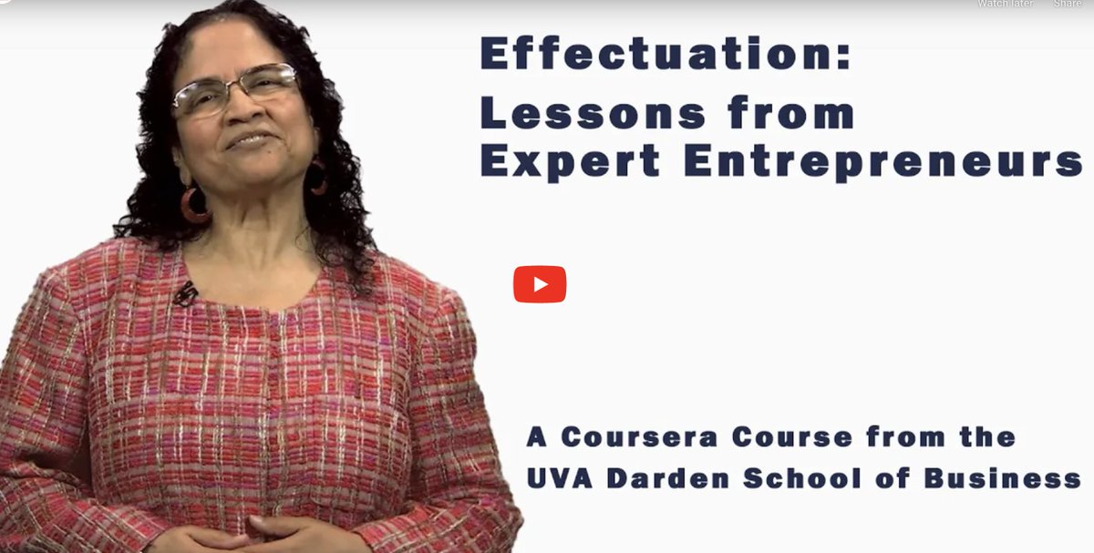 effectuation (@effectuation) on Twitter photo Professor Sarasvathy is pleased to announce the launch of her new MOOC about Effectuation including new research and case studies, and with the incredible support from <a href="/BattenInstitute/">Batten Institute at UVA Darden School</a> and <a href="/DardenMBA/">Darden School at UVA</a>
effectuation.org/effectuation-l… Professor Sarasvathy is pleased to announce the launch of her new MOOC about Effectuation including new research and case studies, and with the incredible support from <a href="/BattenInstitute/">Batten Institute at UVA Darden School</a> and <a href="/DardenMBA/">Darden School at UVA</a>
effectuation.org/effectuation-l…