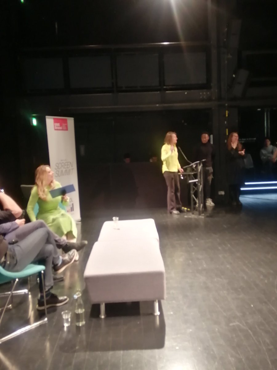 rogerg44's tweet photo. @Barlowlynn introduces @carolvorders interviewing #grantmansfield of @PlimsollProds and #julianbellamy of@itvstudios at #BBScreenSummit @ArnolfiniArts @UWEBristol @BristolFilmCity https://t.co/AutBy2faW7