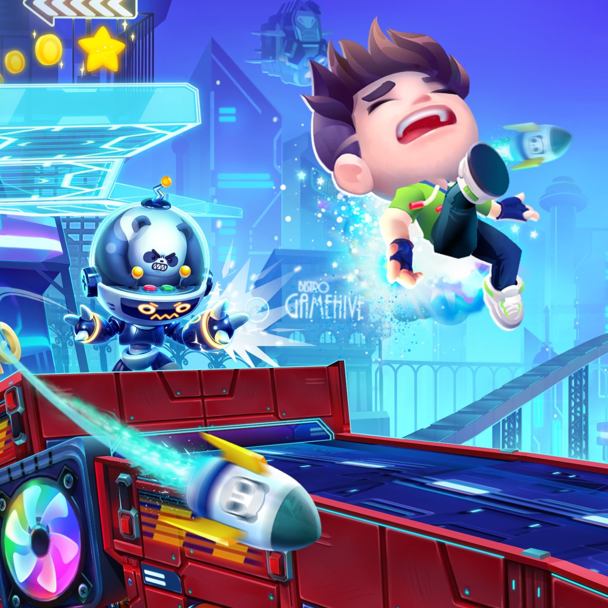 Blast your opponents with Gachapan's rockets! 

#battlerun #br #gaming
