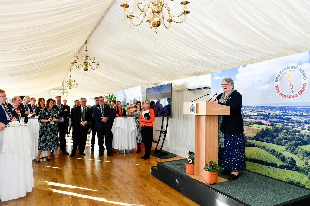 On behalf of @DefraGovUK I want to celebrate our farmers - the original friends of the earth - on #BackBritishFarmingDay. Rain or shine, you do so much great work putting food on our tables and protecting our natural environment.