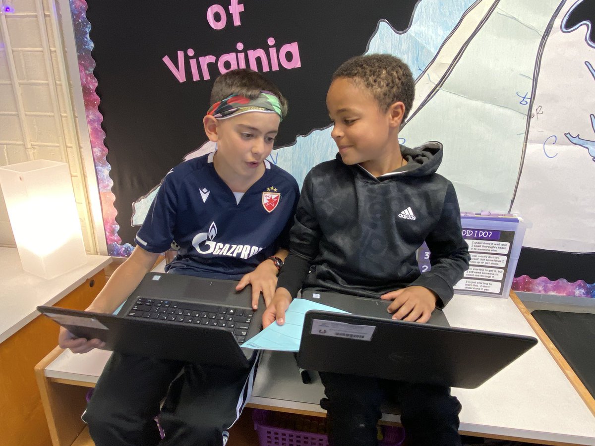MrsScottsTeam's tweet photo. Today we met with feedback partners to revise our writing #collaborators #fcpsPOG https://t.co/S0fUaXjF67