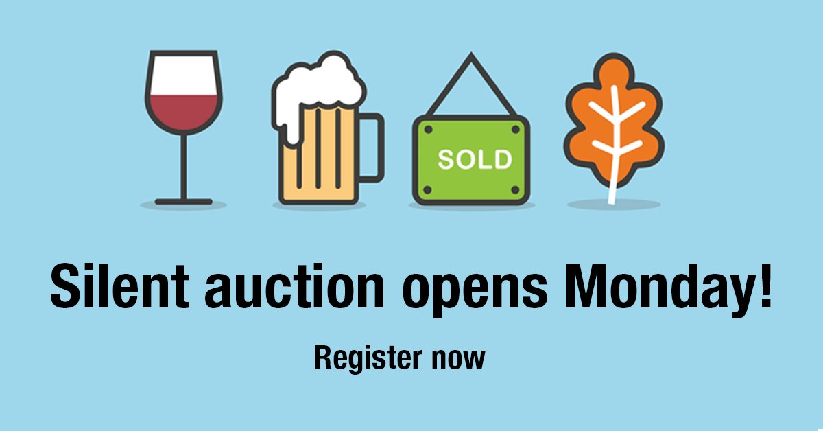 sfmfoundation's tweet photo. Our fall fundraiser is next Thursday. Register now for the silent auction! Follow the link below or text "SFM Foundation" to 56651 to set up an account. Bidding starts Monday and ends during the live event at 8pm on Nov. 10! https://t.co/6IPMNHqUrB https://t.co/togyUoTkZw