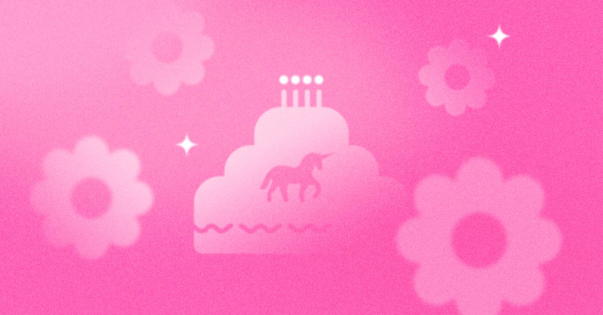 1/ The Uniswap Protocol is four years old today!! 4️⃣ 🎂 🦄