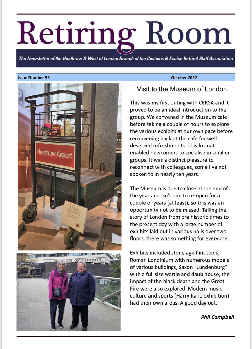 The_NFRSA's tweet photo. Thank you to the Newsletter of Heathrow and West London Customs and Excise Retired Association for writing a lovely piece on the #NFRSA - spreading the word of how we help our retired Border Force Detector Dogs.
#dogs #DogsOnTwitter #dogsoftwitter #borderforce #operationaldogs https://t.co/ElEmjKVMam