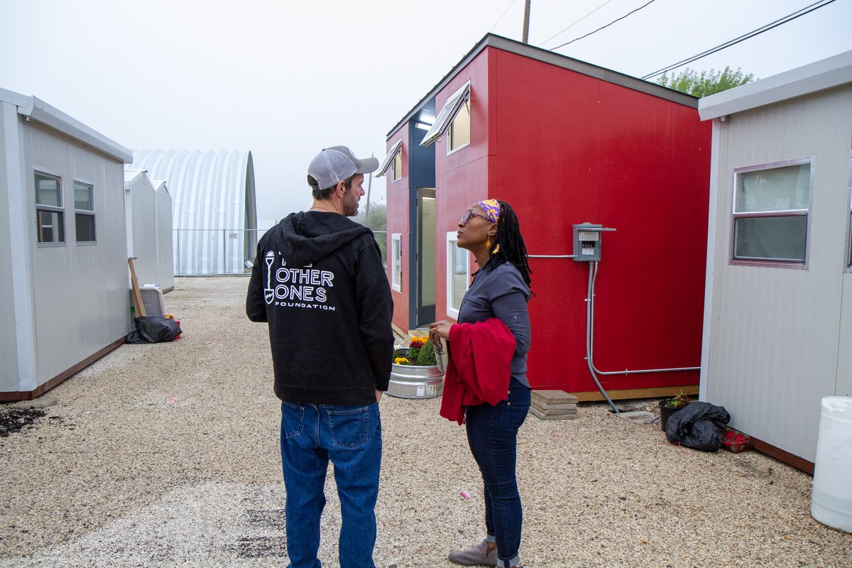 NatashaD1atx's tweet photo. Homelessness is one of the biggest challenges of our generation. Today, I was proud to see the fruits of a collaboration between two innovative community partners, @toofound and #PluginHouse, to provide critical services to our most marginalized residents. https://t.co/GtrQwfgcps https://t.co/5BOKcsMvET