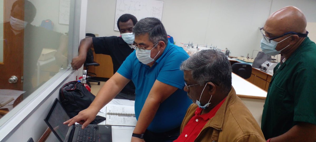 crosqcaricom's tweet image. Metrologists from @GOTTBS recently benefitted from mentoring by #CENAM Pressure Calibration expert Mr. Jesús Aranzolo. TTBS is expanding its capacity in pressure regionally under the #11thEDF #TBTProgramme.
.
#qualityatwork #CROSQatwork #measurement #metrology #CARIFORUM #CARICOM