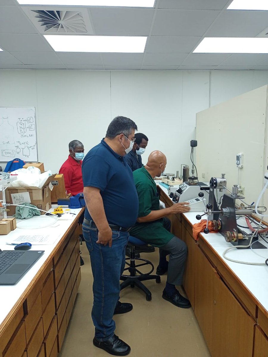 crosqcaricom's tweet image. Metrologists from @GOTTBS recently benefitted from mentoring by #CENAM Pressure Calibration expert Mr. Jesús Aranzolo. TTBS is expanding its capacity in pressure regionally under the #11thEDF #TBTProgramme.
.
#qualityatwork #CROSQatwork #measurement #metrology #CARIFORUM #CARICOM