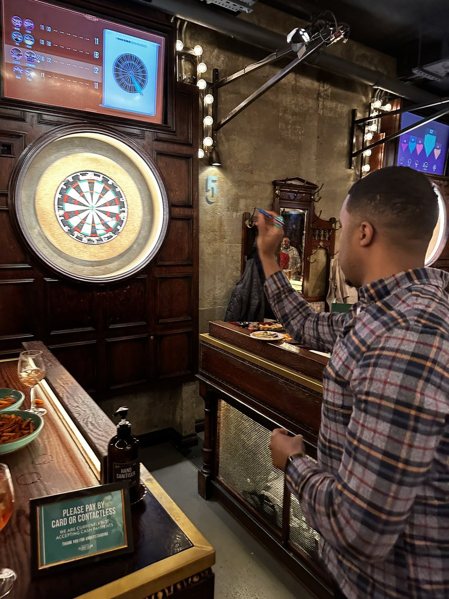 thebenhall's tweet photo. First rule of Flight Club… @MoneySavingExp Product, Tech &amp; Design team hits the boards. Other darts establishments are available. https://t.co/tc1Rm7JyNb