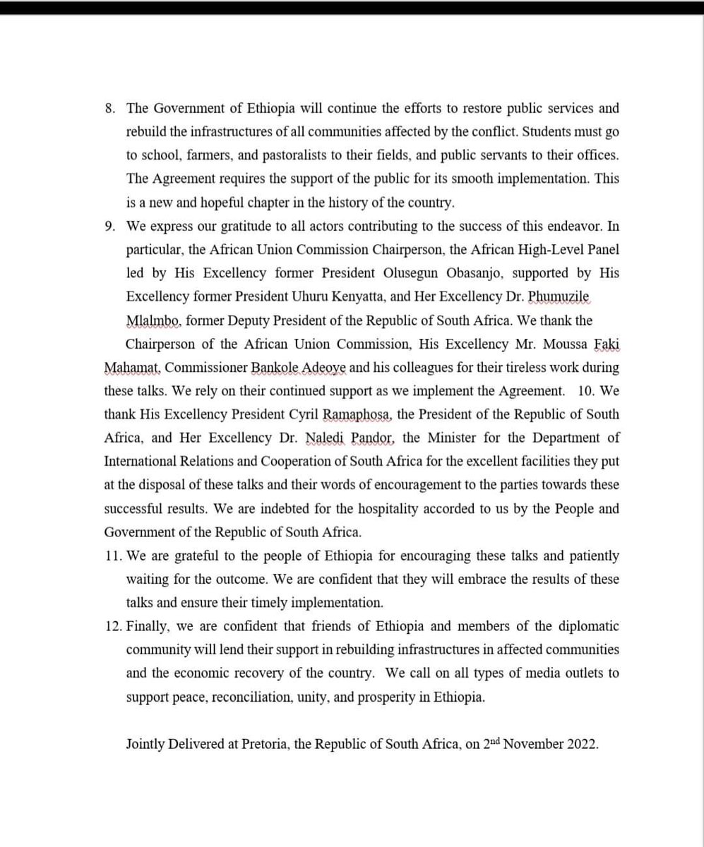 WMulat's tweet photo. Below is the peace agreement. https://t.co/fLR9N59eL8