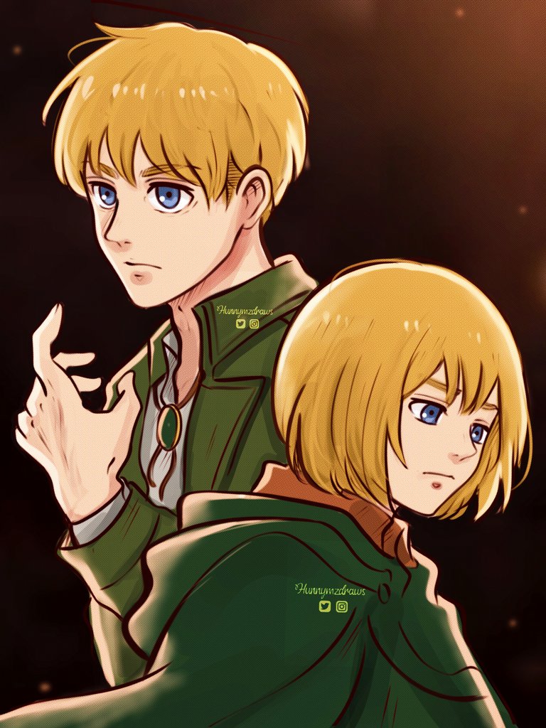 進撃の巨人「Happy Birthday Armin ~ #arminalert #Atta」|ًのイラスト