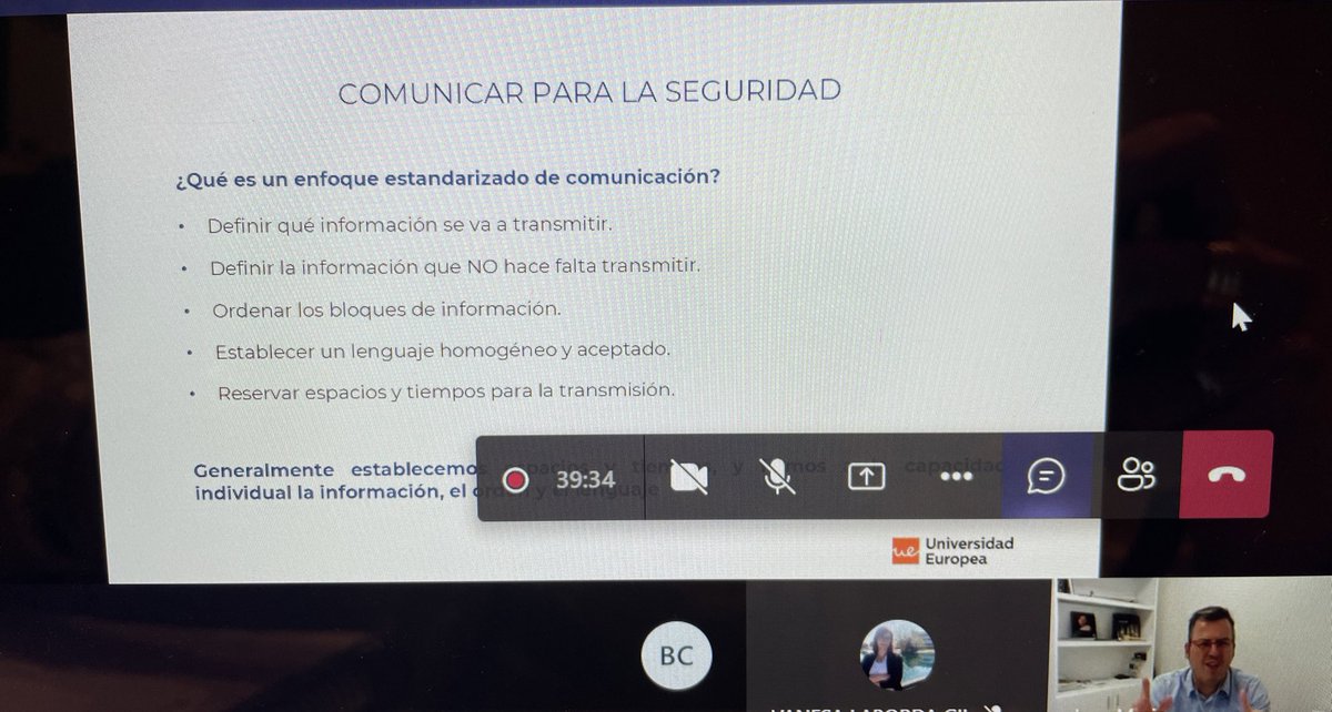 “Necesitamos un enfoque estandarizado para la transmisión de la información” hoy en eEncuentro Gestor Alumnos Master Universitario en Dirección y Gestion de Enfermeria <a href="/UEuropeaOnline/">Universidad Europea Online</a> con <a href="/JMIribarren/">José Mari Iribarren</a> universidadeuropea.com/master-gestion…