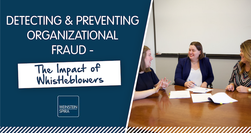 WeinsteinSpira's tweet photo. Organizations lose 5% of their revenue to fraud annually. Sarah Harrison talks about how to detect and prevent fraud within an organization, and the importance of whistleblowers.
Read the blog here: https://t.co/gW4pt5WKpW
#accounting #houstoncpa #frauddetection #whistleblowers https://t.co/BPMsNVXQut