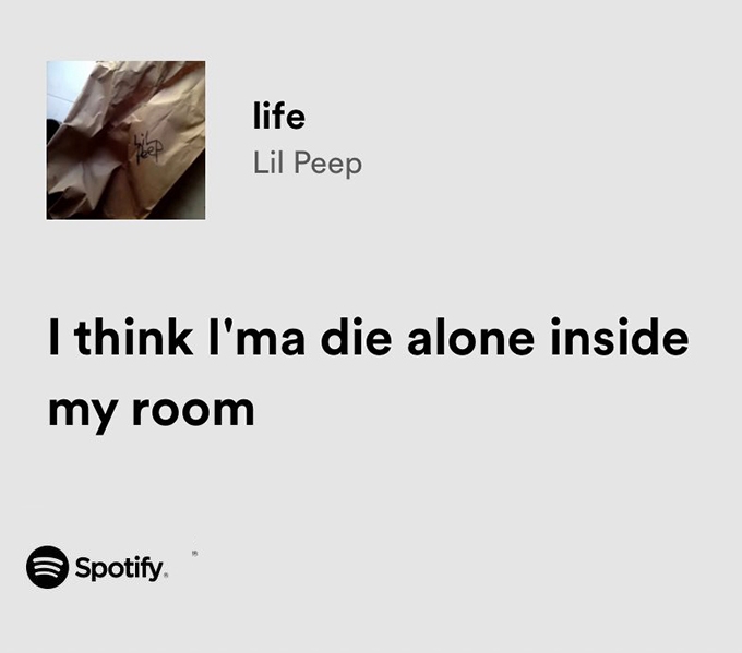 thesadbaby's tweet photo. lil peep / life https://t.co/1wo7aXtn4w