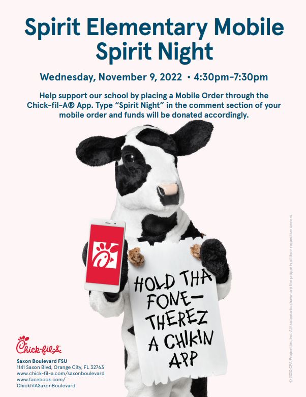 spiritbelieves's tweet photo. Join us for Spirit Mobile Night!  Next Wednesday, November 9th from 4:30-7:30pm. https://t.co/AApmtAFsvO