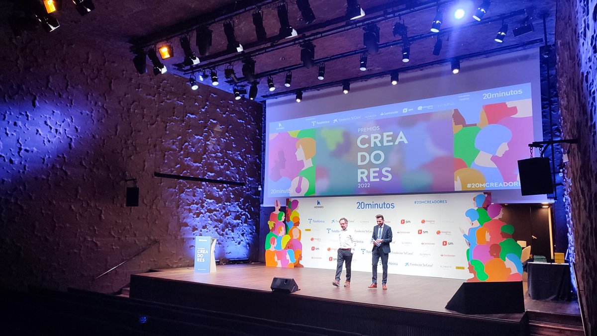 A punto de comenzar los #PremiosCreadores. Una gala llena de sorpresas en la que el investigador Carlos López-Otín recibirá el 'Premio 20minutos' y ocho creadores verán reconocido su trabajo en distintas áreas 20minutos.es/noticia/507337… #20mCreadores