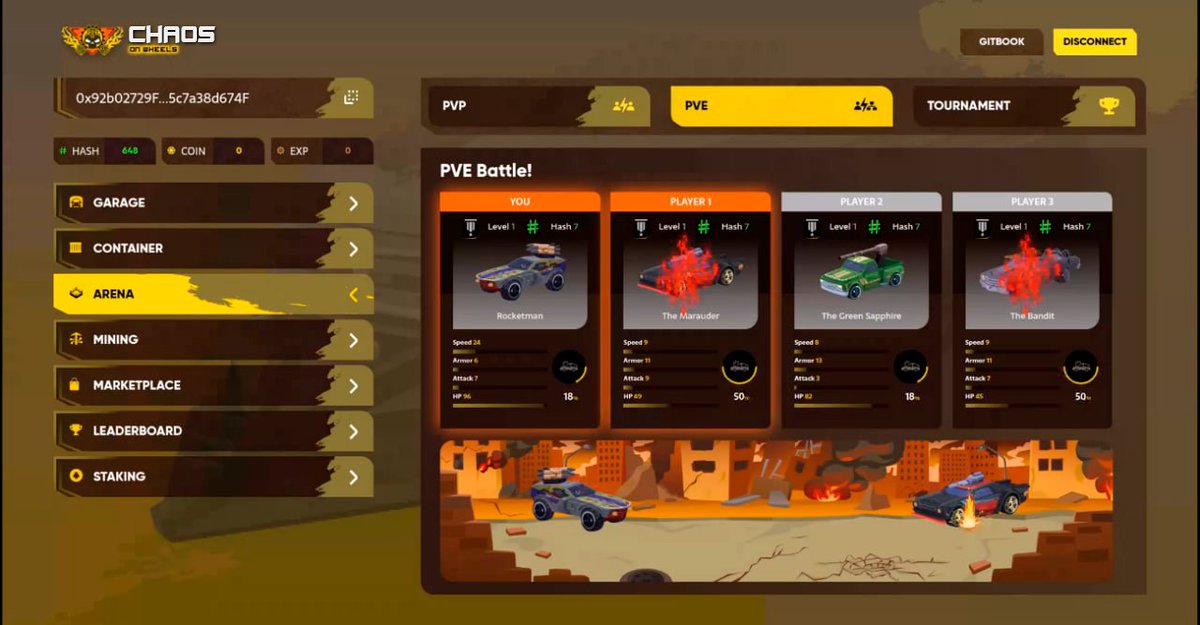 Chaos on Wheels | P2E Game tweet media